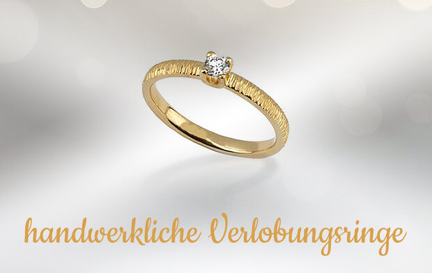 handwerkliche Verlobungsringe