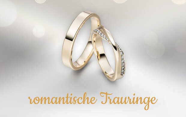 romantische Trauringe