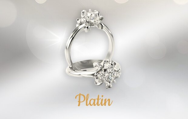 Verlobungsringe aus Platin