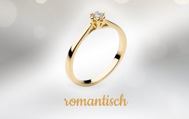 romantische Verlobungsringe